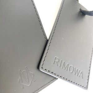 RIMOWA luggage tag black